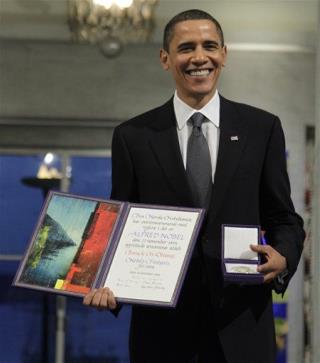 Obama Donates $1.4M Nobel Cash to 10 Charities