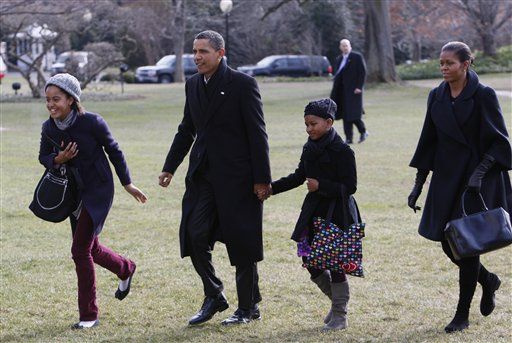 Malia, Sasha Thrive in White House: Dad