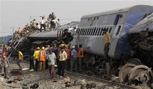 India Train Crash Kills Dozens, Maoists Blamed