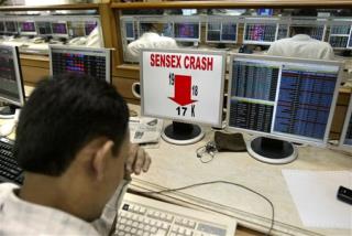 Crash Halts Indian Trading