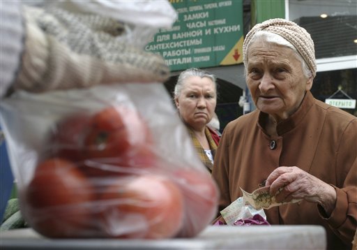 Russia Freezes Food Prices as Election Looms