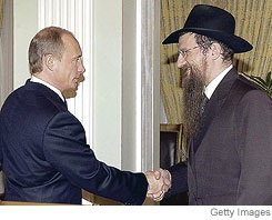 Putin's Top Rabbi Lifts Sect to Power