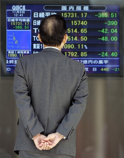 Stocks Tumble Across Asia
