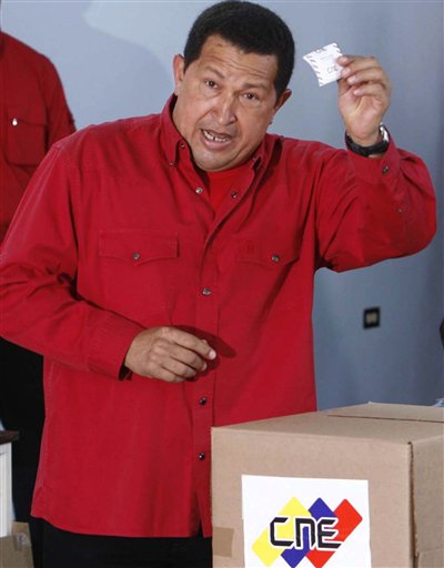 Exit Polls Give Chavez Victory