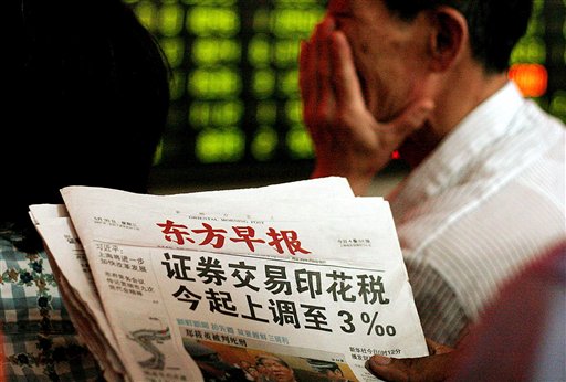 Chinese Stocks Plummet After Trading Tax Tripled
