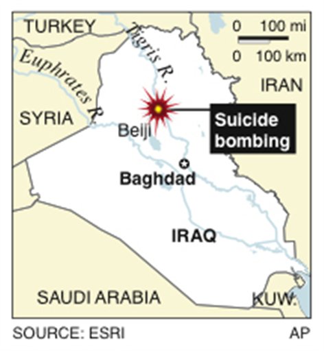 Suicide Bomber Kills 22 in Northern Iraq