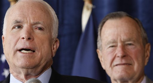 Bush 41 Lauds McCain as 'True Conservative'