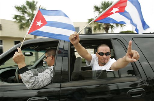 South Florida Quiet After Castro Resigns