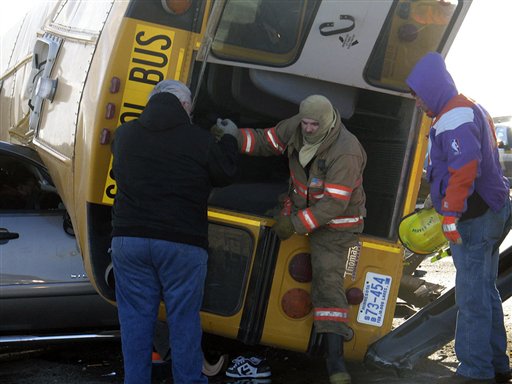 4 Kids Killed in School Bus Crash