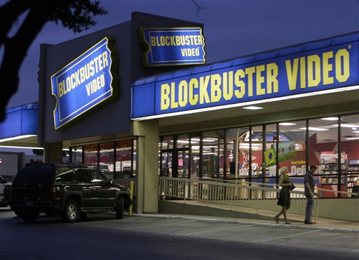 Blockbuster Files for Bankruptcy