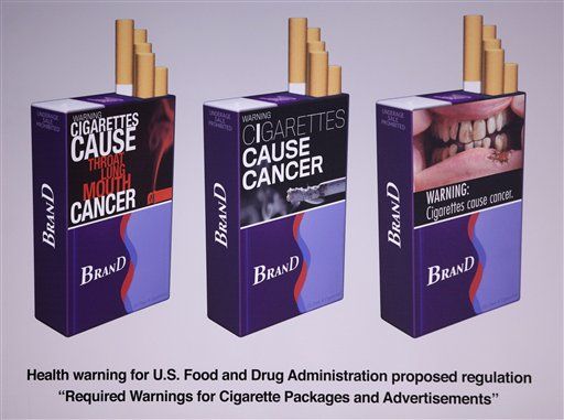 Feds Plan Graphic Cigarette Warnings