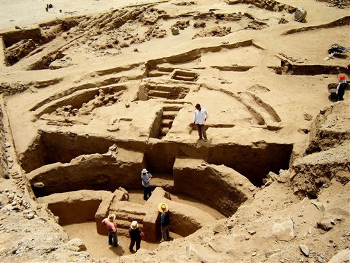 Ancient Plaza Found in Peru