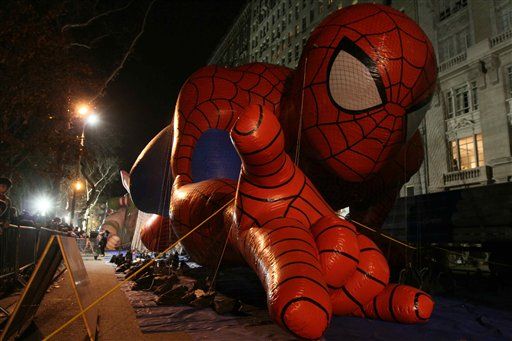 2-Story Plunge Halts Spiderman Play