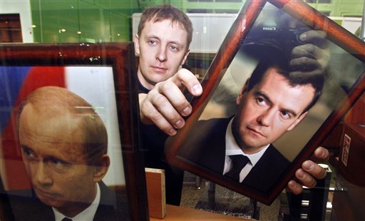 Voters Bullied to Boost Medvedev