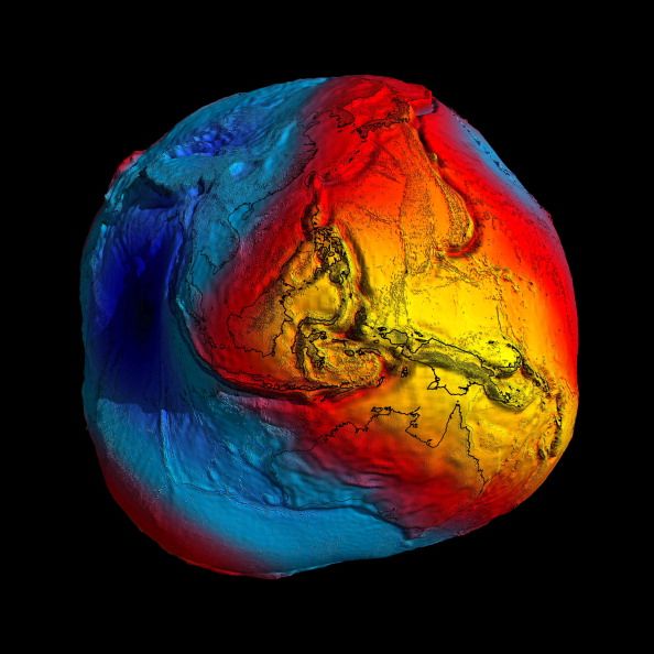 Goce Satellite Image Shows 'Potato Earth': Gravity's Uneven Pull