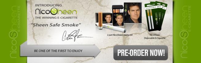 Charlie Sheen E-Cigarettes: Actor Now Launching 'NicoSheen'