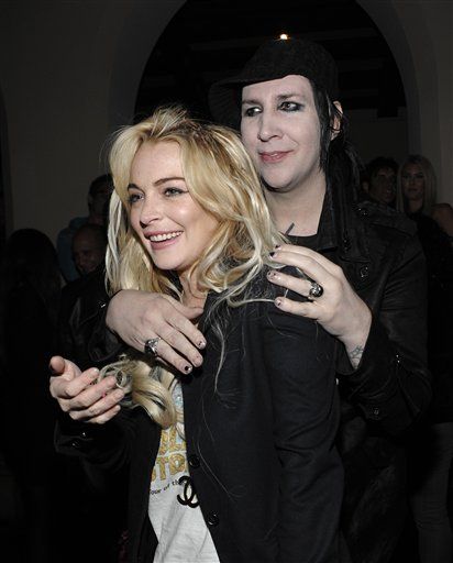 Exciting Weekend: Lindsay Lohan Gets 'Belligerently Drunk,' Then Hangs With Marilyn Manson