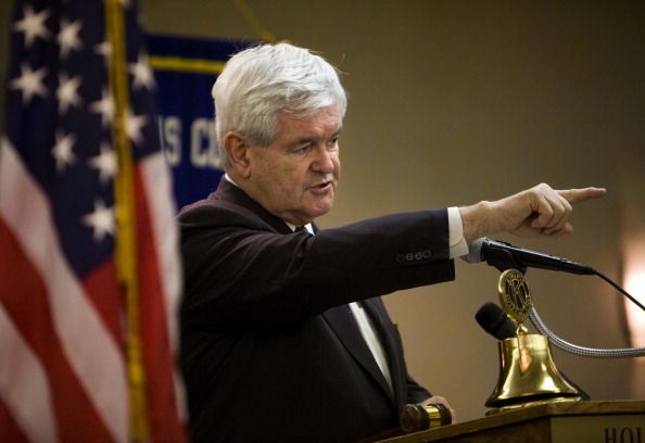 Newt Donors Head for the Hills