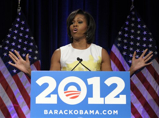 Michelle Obama Makes First Speech for 2012 Presidential Campaign