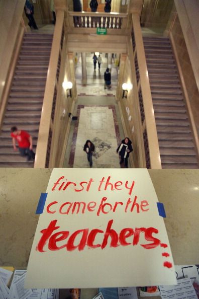 Wisconsin Protests: Districts Naming Teachers Who Called in Sick