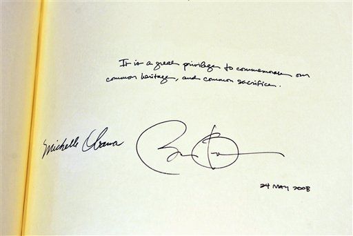 President Obama Gets Year Wrong on Westminster Abbey Guest Book