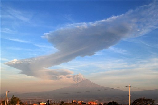 Mexico City's Popocatepetl Volcano Blasts Tower of Ash