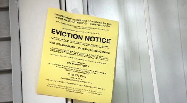 Conservatives Put Up Fake Eviction Notices in Detroit