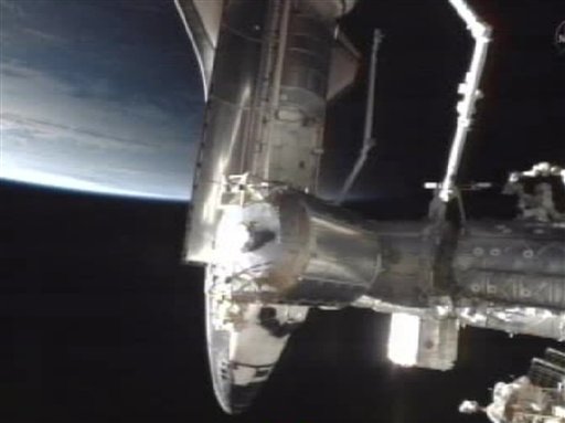 Space Shuttle Atlantis Docks a Final Time