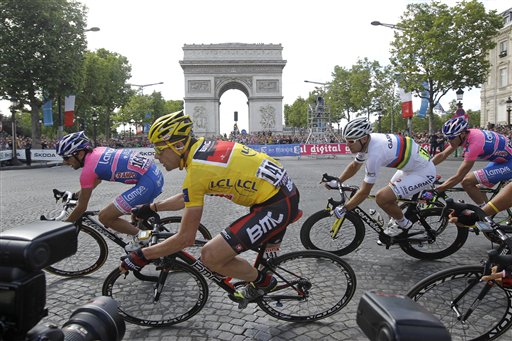 Australia's Cadel Evans Wins Tour de France
