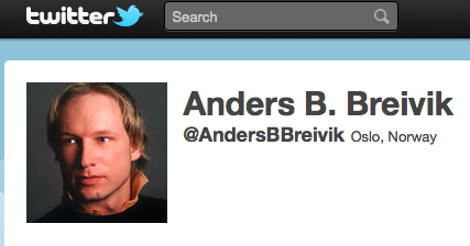 Anonymous Hackers Say They Seize Anders Behring Breivik's Twitter