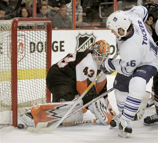 Leafs Best Flyers, Gain on Playoffs