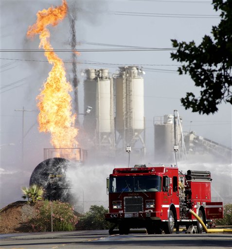 Burning Propane Tanker Threatens 5K Homes