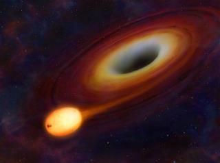 Astronomers Catch Black Hole Swallowing Star