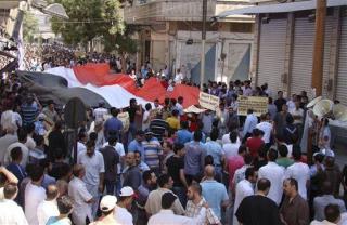3 Killed as Hordes March Against Assad