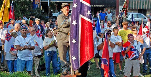 Virginia City Limits Confederate Flag-Flying