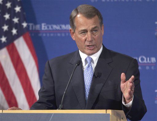 Boehner Disses Obama Plan as Not 'Pro-Growth'