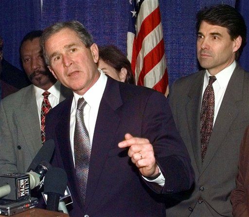 George W Bush-Rick Perry Rivalry Runs Deep