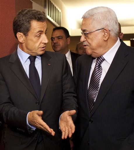 Sarkozy, Obama to Abbas: Drop UN Membership Bid