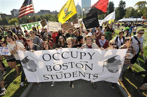 In Boston, Protesters Are 'Spoiled Rich Kids'