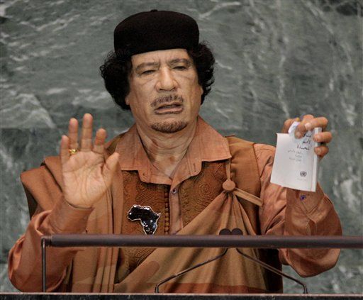 Bodies of Moammar Gadhafi, Son Mutassim Are Put on Display in Misrata