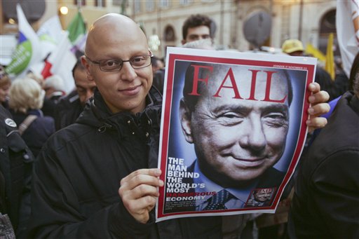 Berlusconi Resigns Amid European Financial Crisis
