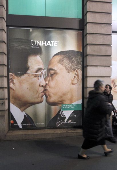 Benetton Causes a Stir With Ad Campaign Showing World Leaders Kissing Each Other