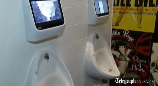 London Bar Installs Urinal Video Games