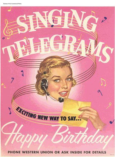 Western Union Resurrects Singing Telegram