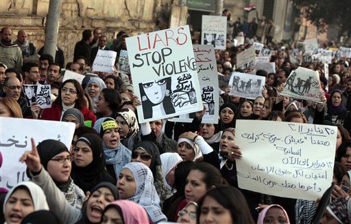 Egyptian Women Rally in Cairo