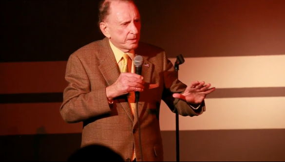 Arlen Specter Does Stand-Up Comedy at Helium Club in Philadelphia
