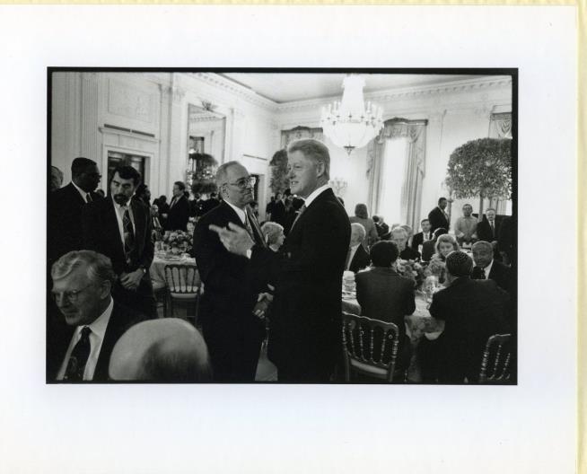 Bill Clinton Welcomed Wright