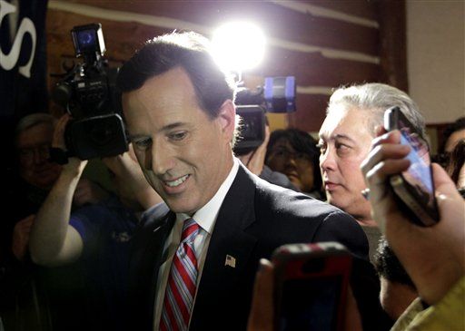 Lean Campaign, Fat Results for Santorum