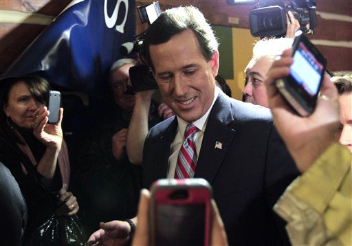 Rick Santorum, President Obama Seen as Real Winner of Iowa Caucuses