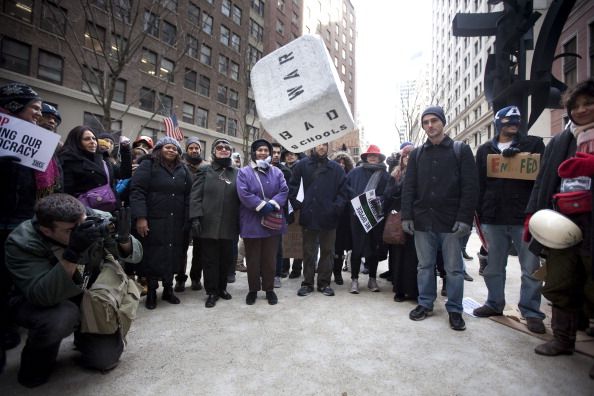 Protesters Hold 'Occupy the Dream' March on New York for Martin Luther King Day